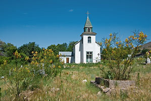 Church at San Patricio, New Mexico